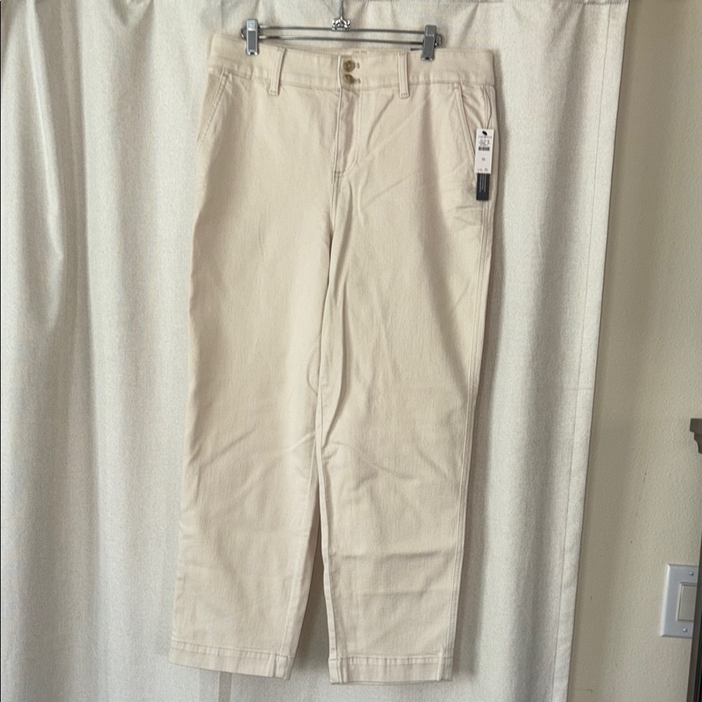 Talbots Cream Ankle Jeans